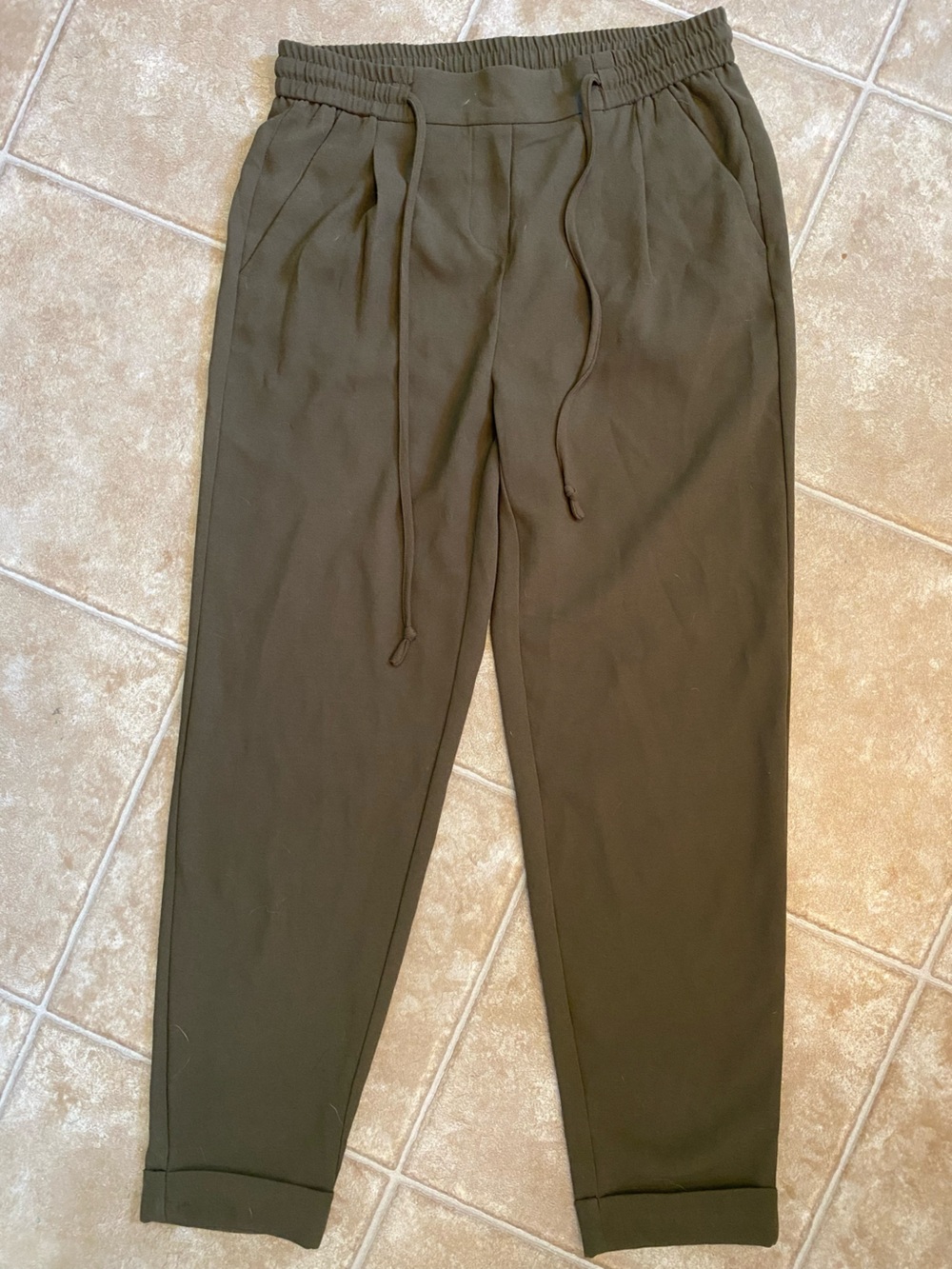 RW&CO. Olive Green Drawstring trousers